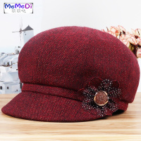 中老年人帽子女春秋天妈妈布帽单短檐遮阳帽休闲老人帽奶奶鸭舌帽