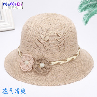 春夏季中老年帽女盆帽薄款妈妈遮阳帽防晒渔夫帽奶奶凉帽透气
