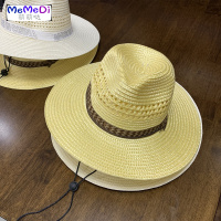 男式遮阳帽夏天骑车防晒大沿凉帽中老年爸爸帽轻便户外农民帽