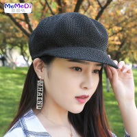 帽子女夏天韩版百搭贝雷帽子出游遮阳帽防晒鸭舌八角帽帽网帽潮