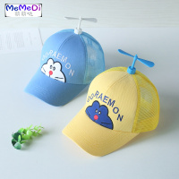 儿童帽子夏天竹蜻蜓网眼棒球帽男童女童防晒遮阳帽宝宝卡通鸭舌帽
