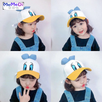 宝宝帽子春秋薄款鸭舌帽韩版潮男女童棒球儿童帽卡通可爱遮阳防晒