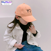 2020新款儿童春夏季通熊熊鸭舌帽男女童防晒棒球帽刺绣休闲帽