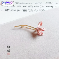 文艺优雅白玉兰花胸针女大气别针气质风胸花丝巾扣外套围巾配饰