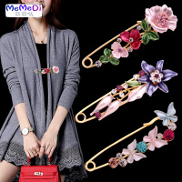 巾扣胸针防走光女领针裙改收腰围神器开衫别针固定服配饰