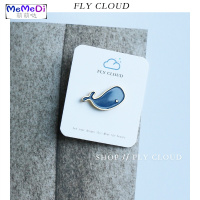 鲸鱼可系胸针 「鲸生有你」男女情侣 包包配饰挂件徽章高档