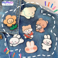 系可通ins少女徽章别针丸熊胸针包包服装饰配