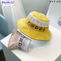 夏天儿童帽子渔夫帽遮阳帽薄款网眼宝宝帽子太阳帽透气男女童帽潮