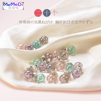 韩珍珠防走光领纽扣别针装饰创意百搭可巾胸针配饰女压襟扣