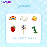 ins潮个性胸针女日系可爱动漫徽章卡通装饰别针创意百搭肖战配饰