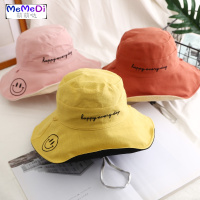 儿童大帽檐遮阳帽夏亲子防晒太阳帽薄渔夫帽女宝宝春天帽子盆帽潮