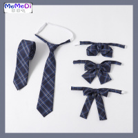 [黑蓝间格]系JK服裙领结衬衫领带领学生蓝格蝴蝶结女