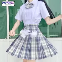 jk制服裙正版套装女儿童学生装学院风校服班服格子百褶裙