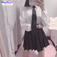 日系学生装韩版学院风学生班服套装女高中JK制服短裙毕业演出服装