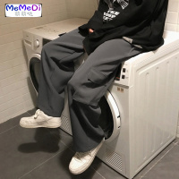 阔腿工装裤男韩版潮流宽松休闲裤ins港风百搭直筒坠感网红西裤
