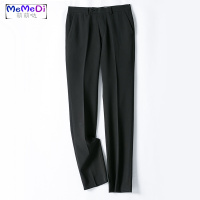 男裤上班垂感西裤男夏季薄款裤中年大码宽松休闲直筒裤商务正装