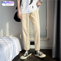 垂感ins英西裤男休闲长裤宽松直筒帅气春秋款韩版坠感西装裤