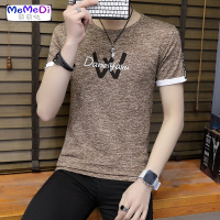 2020短袖T恤男圆领夏季男装上服半袖修身潮流青年体恤