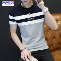 2020新款帅气短服男士短袖T恤丅桖夏季 棉半截半袖短衫体血土