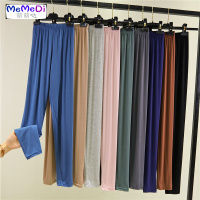 女夏外穿高腰莫代黑色打底裤女薄款九分裤大码紧身内穿显瘦秋裤