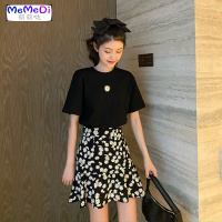 2020年新款法式复古可盐可甜赫本轻熟风职业风两件套装女夏季