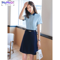 职业套装女夏季时尚气质女神范高端OL工装正装前台工作服面试套裙