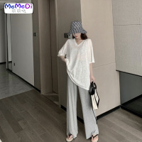 2020年夏季新款个洋气减龄少女风轻熟御姐职业香风两件套装