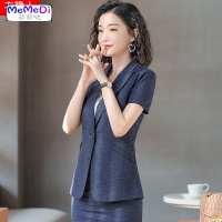职业装西装套装女短袖2020新款夏季时尚气质正装OL西服套裤工作服