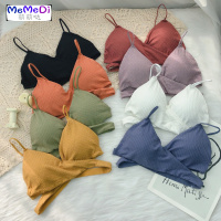 美背内无钢圈抹胸交叉吊带网红小胸裹胸学生女式文胸