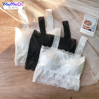 蕾丝带胸垫抹胸裹胸女夏防走光打底上内搭美背性感吊带背心内