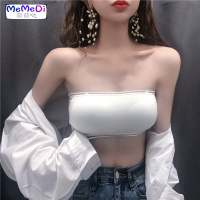 无肩带不滑落抹胸内女无钢圈夏薄2020新款防走光内搭文胸带胸垫