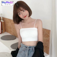 裹胸抹胸无钢圈胸罩少女韩版学生美背内女士初中生吊带背心内穿