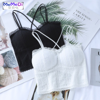 背心女内裹胸打底带胸垫文胸性感甜美韩版白色内搭吊带抹胸