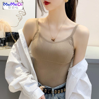 吊带美背背心女网红学生内女聚拢文胸打底外穿胸垫性感抹胸