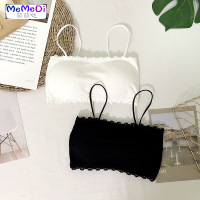 抹胸裹胸性感白色防走光学生少女文胸聚拢内打底吊带美背短款夏