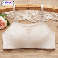 抹胸款防走光文胸无钢圈聚拢蕾上薄下厚性感高中大学生少女内