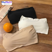 韩版抹胸白色裹胸聚拢夏季无肩带文胸打底内学生高中女内搭