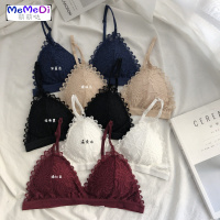 2020夏装新款韩版少女蕾勾薄内法式三角杯抹胸吊带文胸女潮