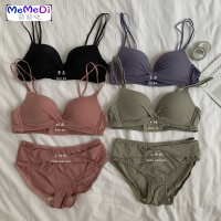 春季2020新款少女感内女无钢圈聚拢性感美背文胸两件套装女