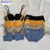 少女美背文胸无钢圈聚拢上托胸罩韩版 色时尚学生网红内套装潮