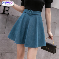 2020春季女装新款学院风高腰A字伞裙半身裙女百搭防走光蓬蓬短裙