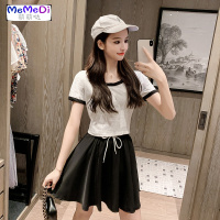 2020年夏装新款御姐时尚套装轻熟风气质网红上+配雪纺半身裙子