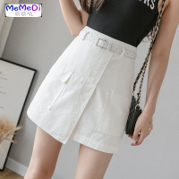不规则a字半身裙女夏2020新款潮ins时尚高腰短裙百搭显瘦包臀裙