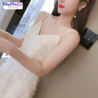 吊带连裙仙女超仙森系女夏装2020年新款夏天显瘦长裙脚踝仙气