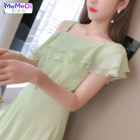 夏季雪纺吊带连裙女装夏装2020年新款流行裙子仙女超仙森系显瘦