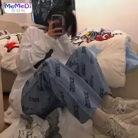 适合梨形身材的裤女夏装2020年新款胖妹妹大码女装休闲阔腿裤春