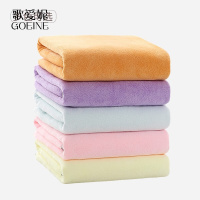 歌爱妮家纺2020成人吸水浴巾速干纯色夏季薄款男女情侣家居浴巾游泳沙滩巾大浴巾