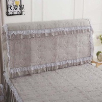 歌爱妮家纺2020韩版公主夹棉加厚弹力全包床头罩床头套皮床头保护套防尘罩布艺