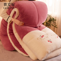 歌爱妮家纺2021加厚10斤被子冬被保暖棉被芯秋冬季双人被褥单人学生宿舍羊羔绒被