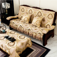 歌爱妮家纺2021实木沙发垫带靠背加厚海绵三人连体座垫老式红木质沙发坐垫春秋椅